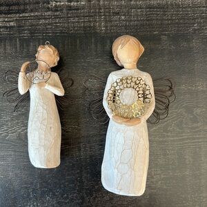 2 Willow Tree Angels 👼Figurines